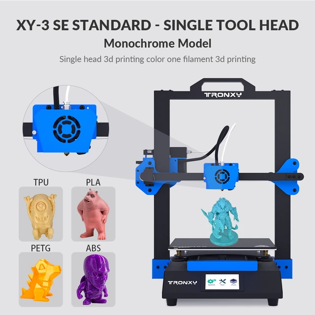 Tronxy Xy 3 Se Odinochnyj Dvojnoj Ekstruder Lazernaya Gravirovka Dvojnoj Z Dvigatel 3d Printer Sverhtihaya Bystraya Sborka Steklyannaya Plastina 255 255 Mm Kupit Po Vygodnoj Cene Aliexpress