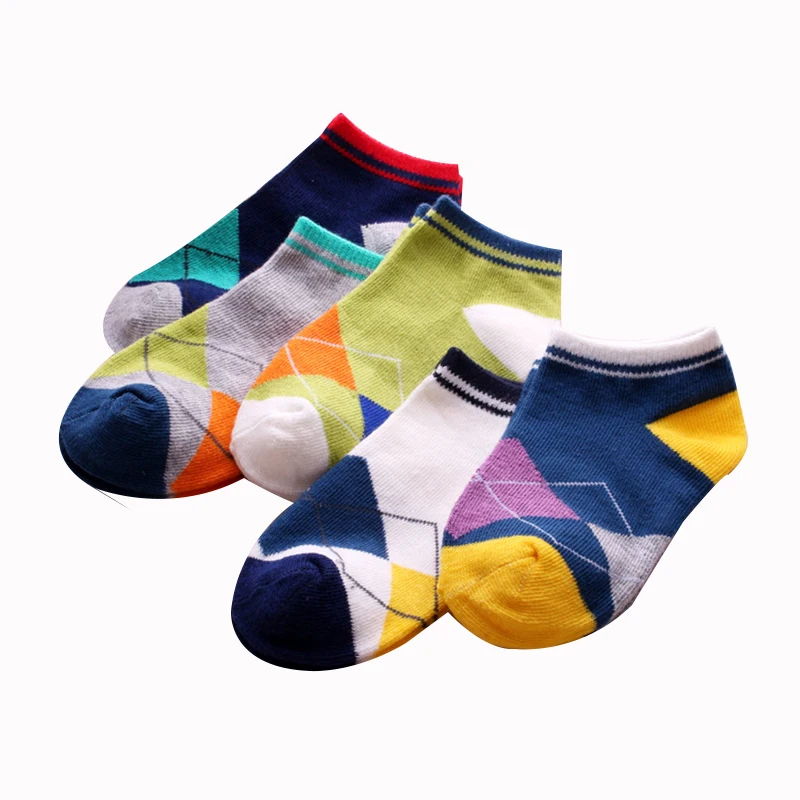 5 пар/лот Сезон весна лето Новое хлопковое детское нижнее белье носки для детей от