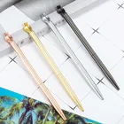 Полностью Металлическая Шариковая Ручка-Кобра, креативная масляная ручка с пулями из розового золота 1,0 пробы, ручка для письма, канцелярские товары для школы и офиса