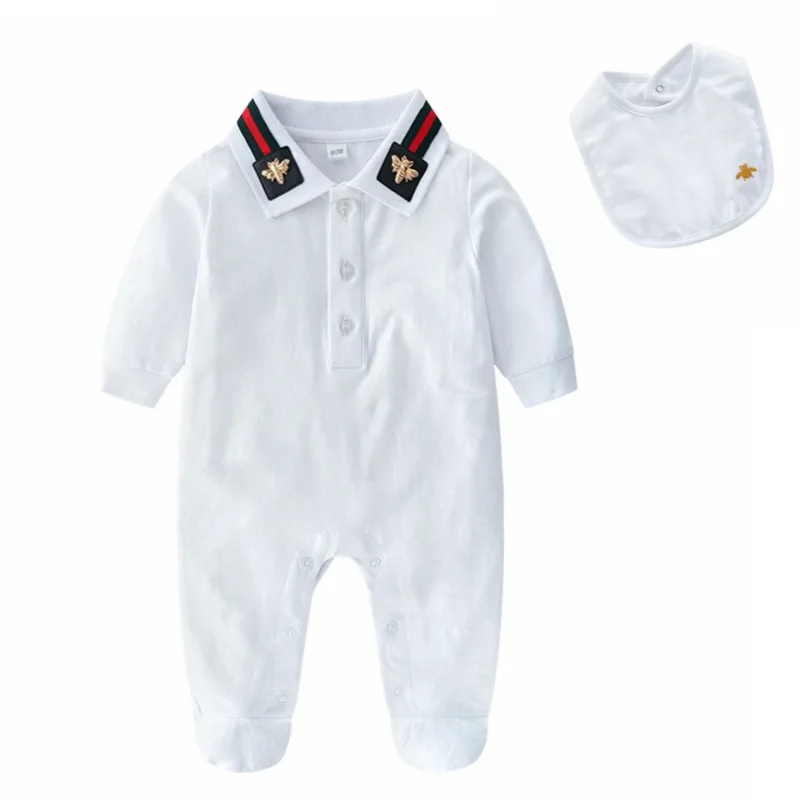 

Baby onesie spring and autumn male baby cotton clothes, 0-1 year old newborn long crawl suit, baby boutique clothing