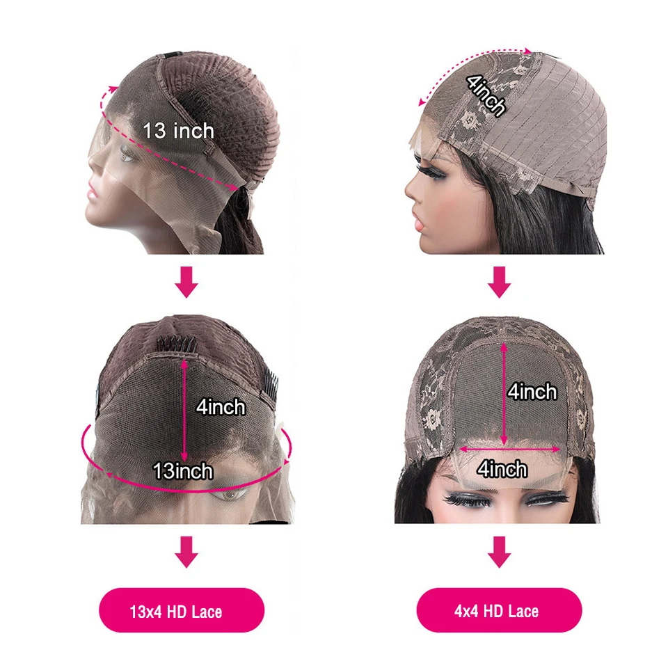 

1B/27 Ombre Highlight Short Bob Wig 13x4 HD Lace Frontal Human Hair Wigs For Black Women Remy Lace Closure Wig With Baby Hair