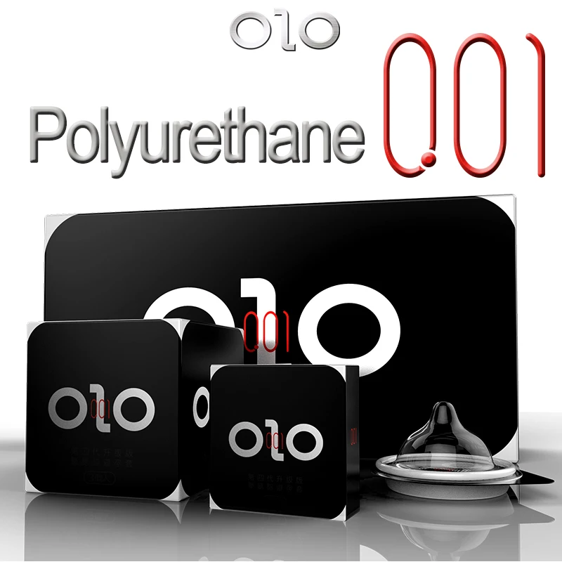 OLO 54 мм Водонепроницаемые полиуретановые 001 презервативы долговечные