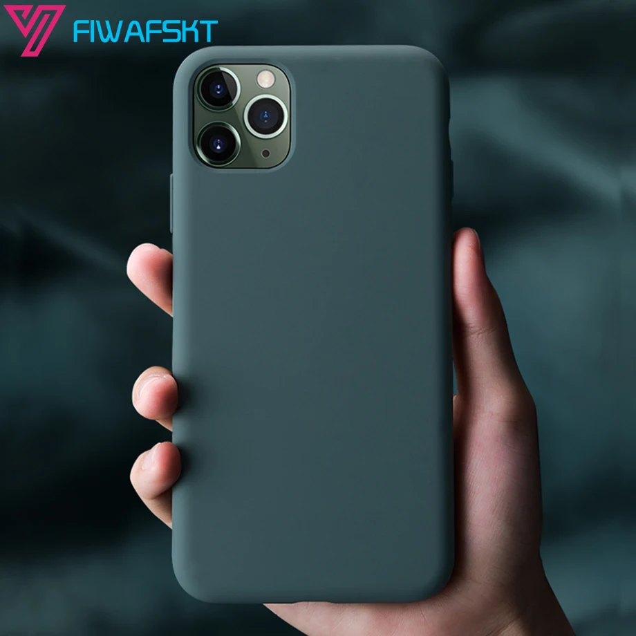 Оригинальный жидкий силиконовый чехол для iPhone X Xs 11 Pro Max XR 6 6s Plus 7 8 11Pro XS 10 чехлы