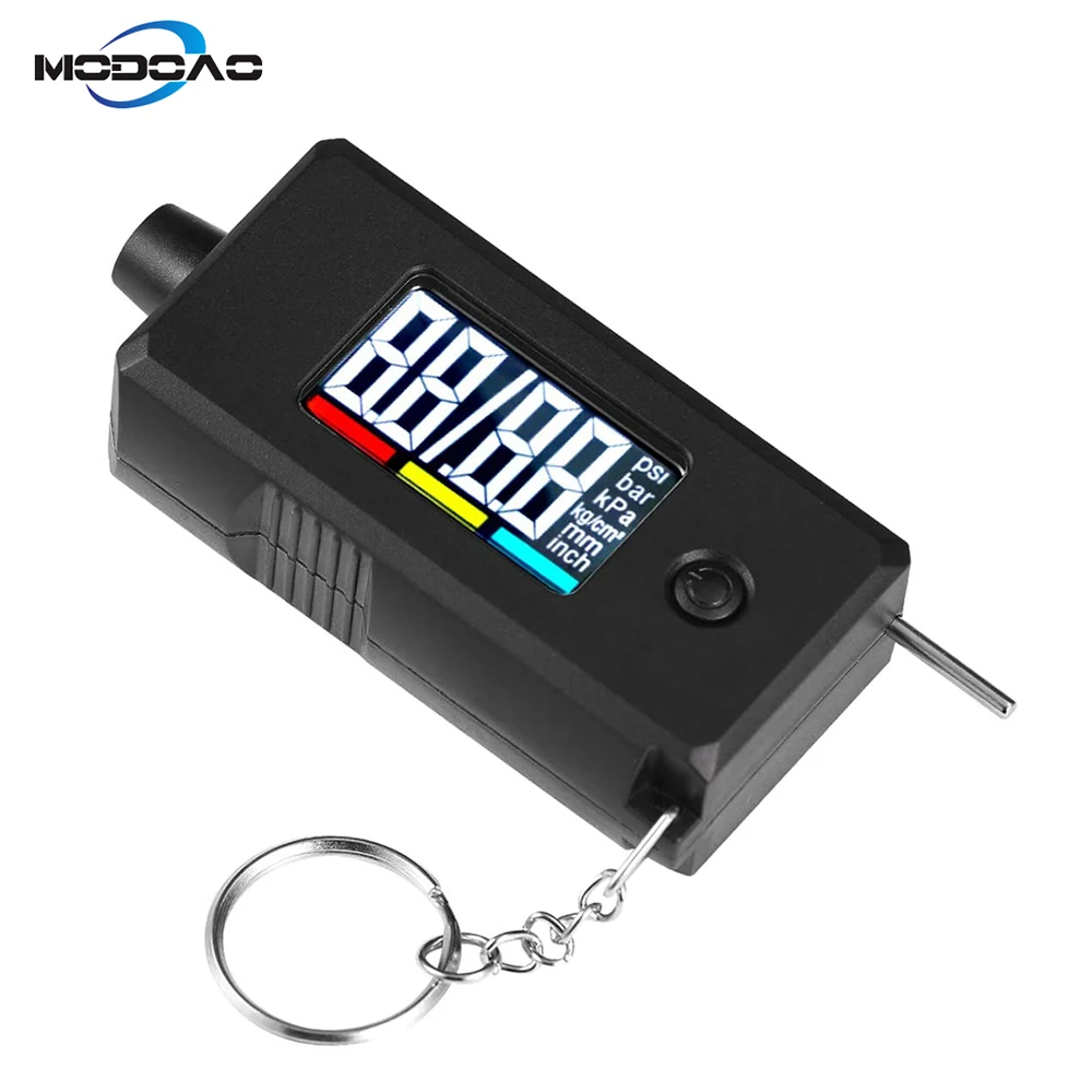 

New Tire Pressure Gauge Reader Checker 2 in 1 Digital PSI Tire Gauge with Tread Depth Gauge for Car Truck Bicycle Motorcycle