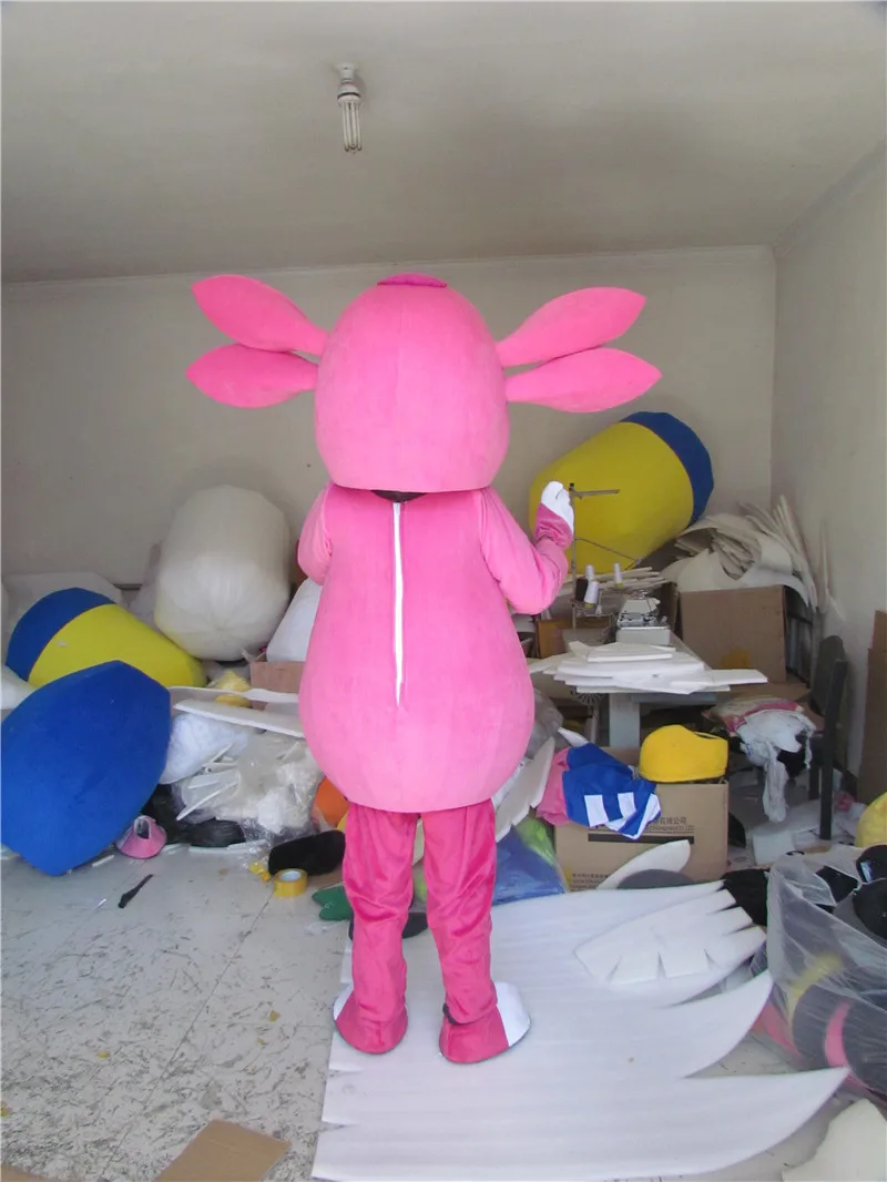 New Version round body pink pig Mascot Costume Adult Birthday Party Fancy Dress Halloween Cosplay Outfits Clothing Xmas