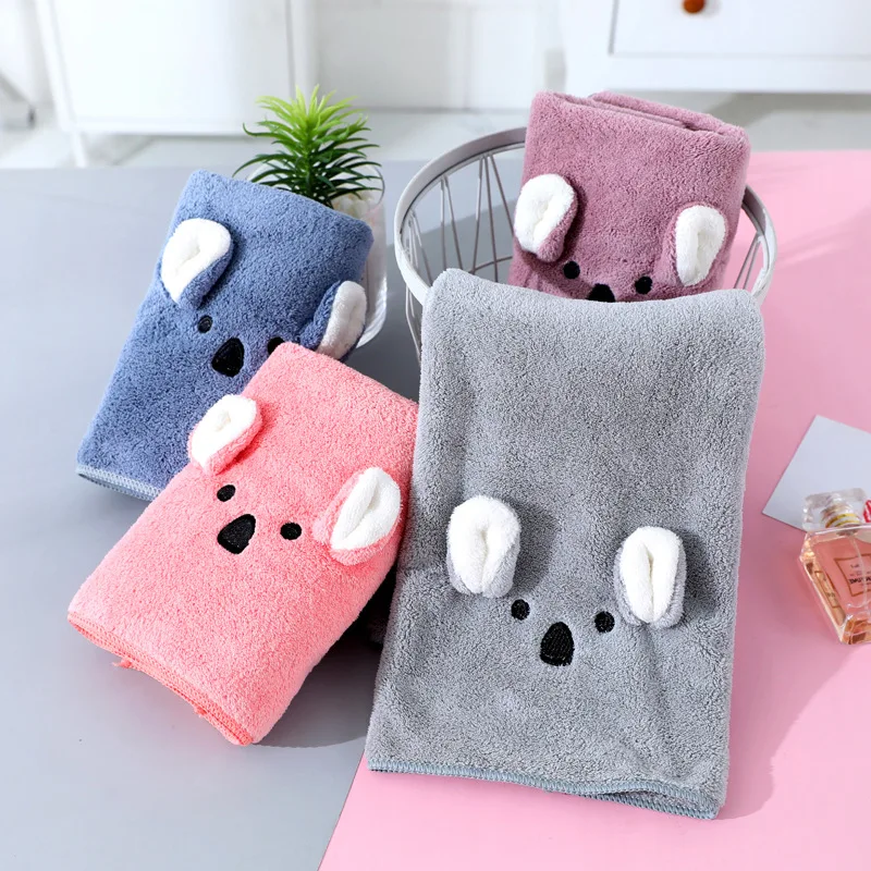 Оптовая продажа новое детское полотенце из кораллового флиса с рисунком мягкое