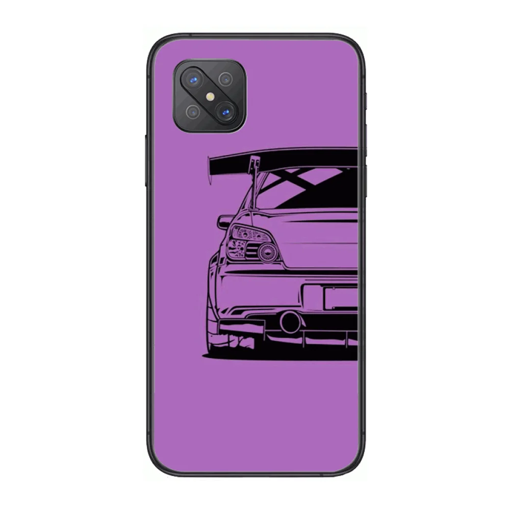 

Cool Japan JDM Sports Car Comi Fashion Phone Case cover For OPPO A91 9 83 79 92s 5 F9 A7X Reno2 Realme6pro 5 black tpu cell c