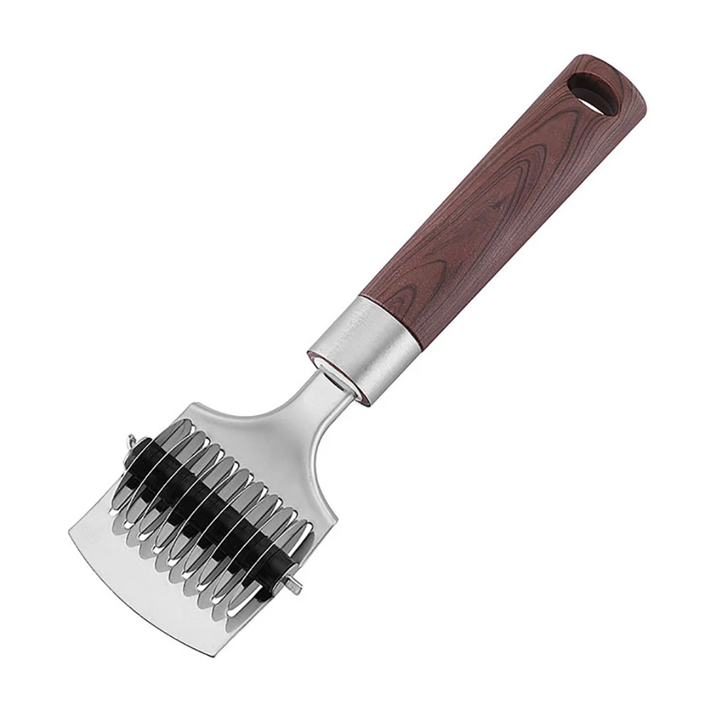 

Household Stainless Steel Manual Noodle Dough Cutter Noodle Pasta Noodle Mold Nine-wheel Noodle Roller Cutter Kitchen Accessory