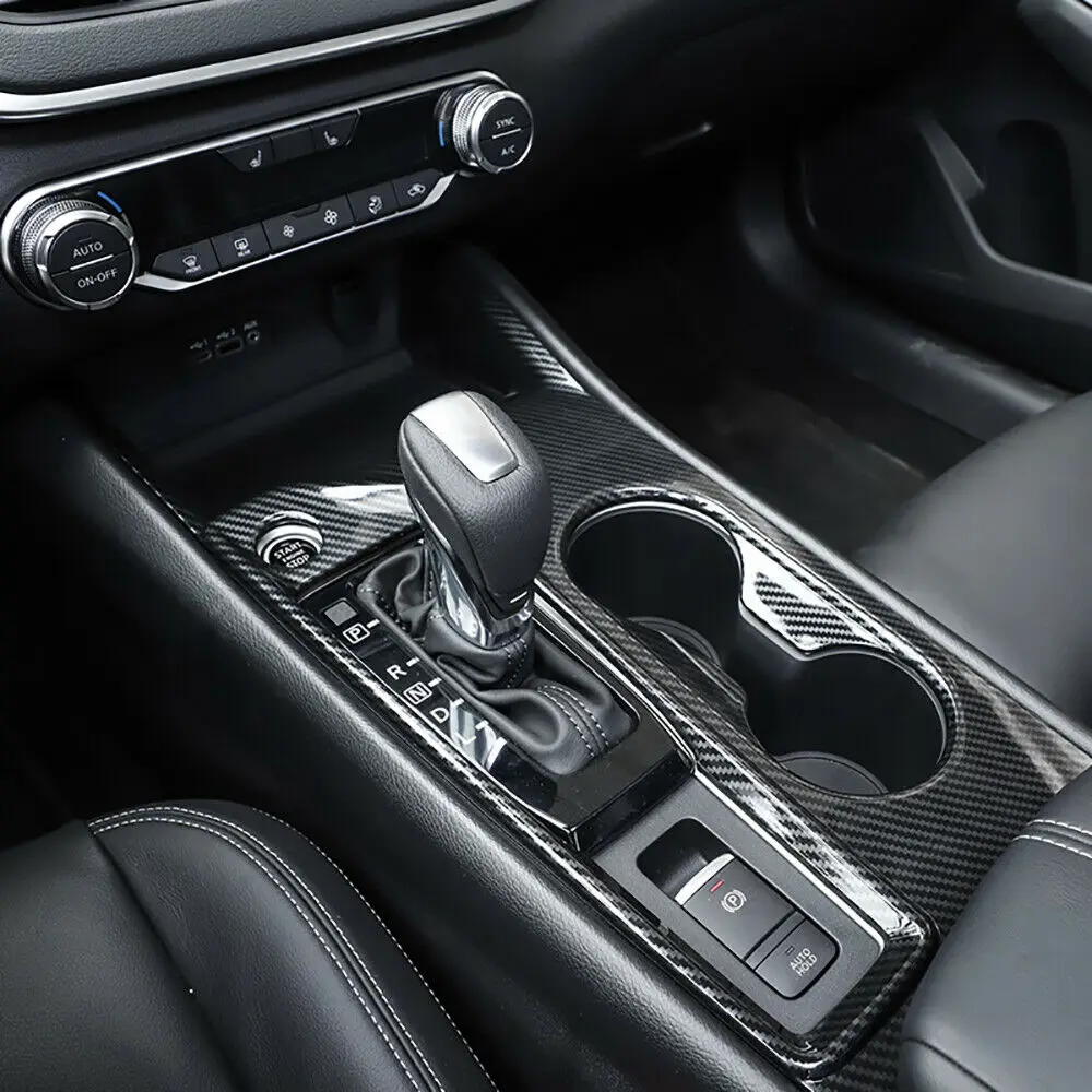 

For Nissan Altima 2019 2020 Interior Car Console Gear Shift Box Panel Cover Trim