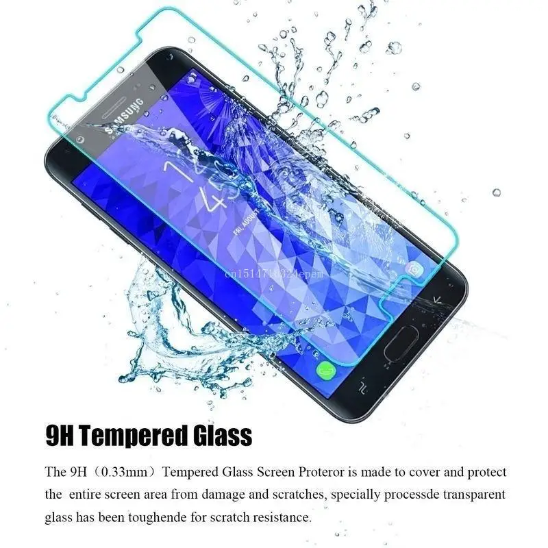 2 шт. закаленное стекло для защиты экрана Samsung Galaxy A6 A7 A8 A9 2018|Защитные стёкла и