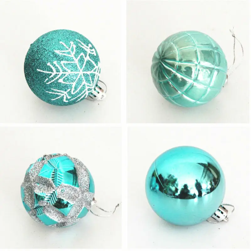 Рождественская елка украшения мяч 60 мм безделушка висит украшение для домашней