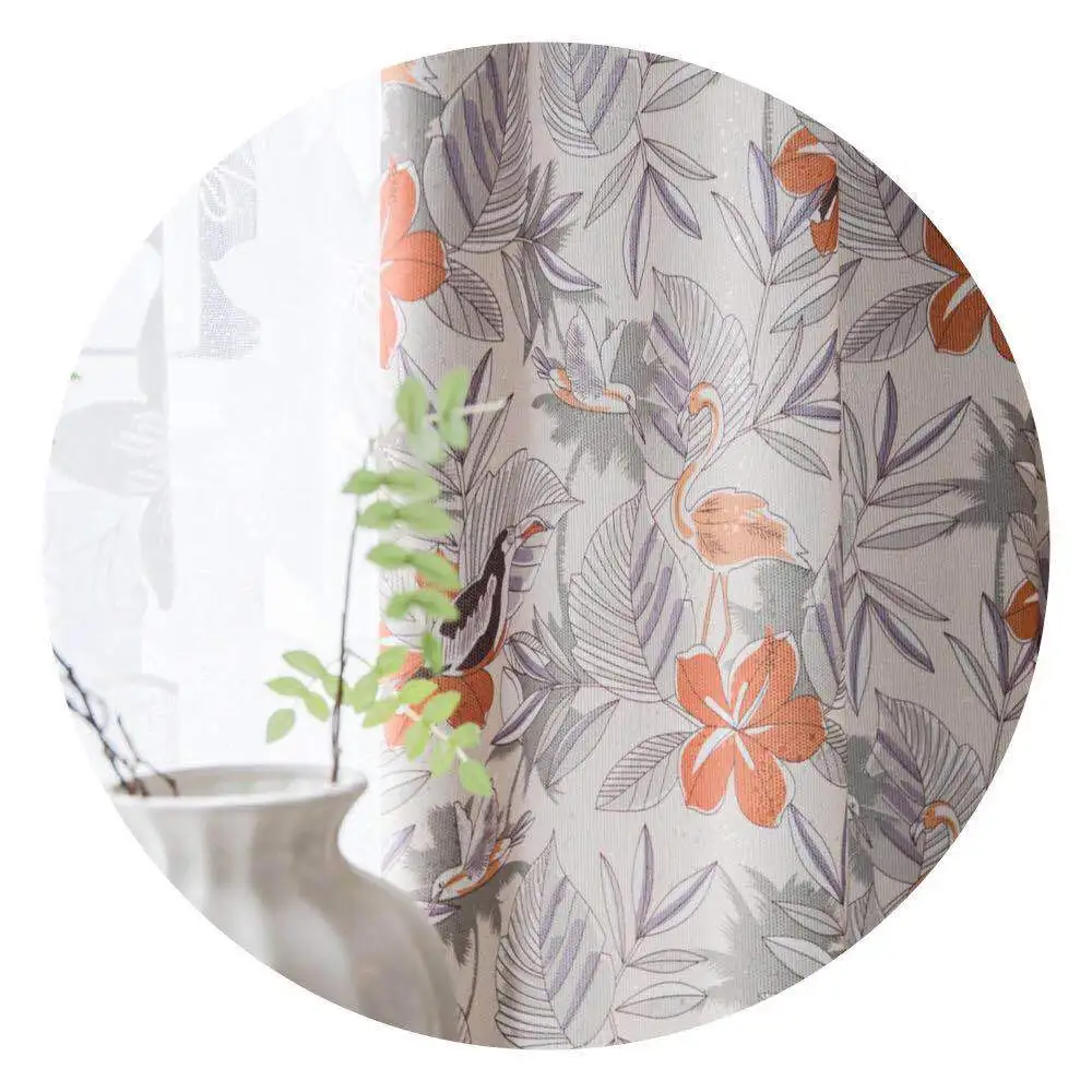 

Modern Curtains for Living Dining Room Bedroom Boutique Simple Jacquard Curtains Modern Tulle Finished Product Customization