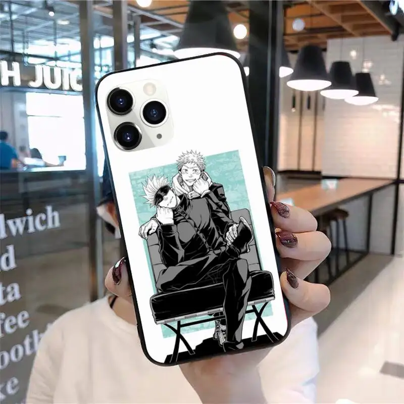 

Jujutsu Kaisen Satoru Gojo Comics Phone Case for iPhone 11 12 mini pro XS MAX 8 7 6 6S Plus X 5S SE 2020 XR