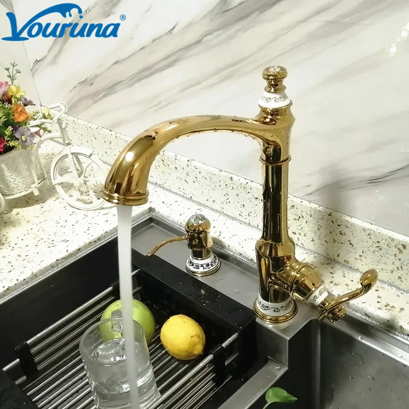 VOURUNA оптовая продажа Новое поступление цельная латунь уникальный Поворотный