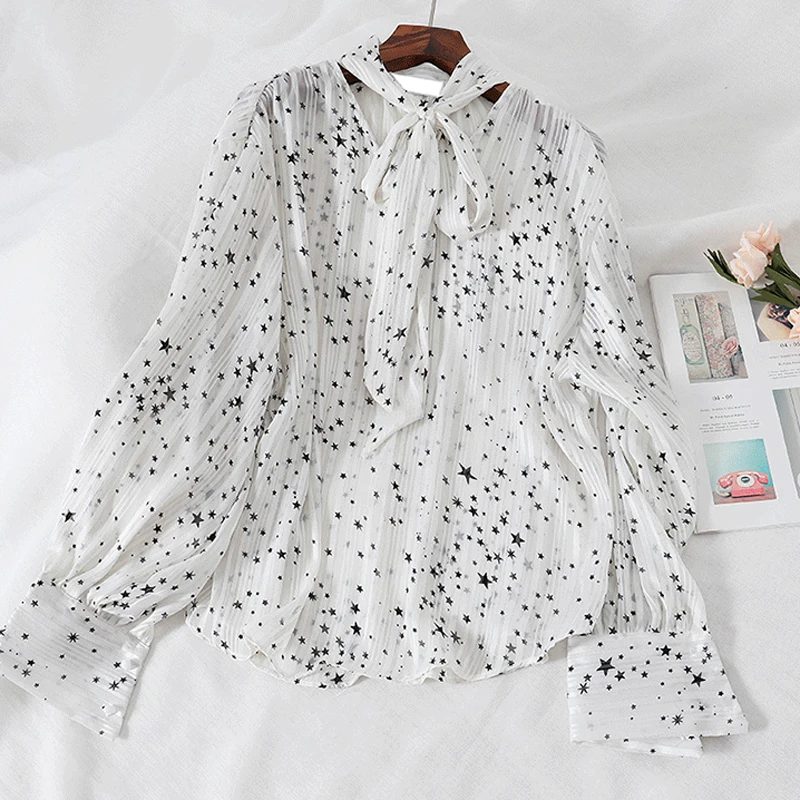 Женская блестящая блузка с люрексом рукавами-фонариками | одежда