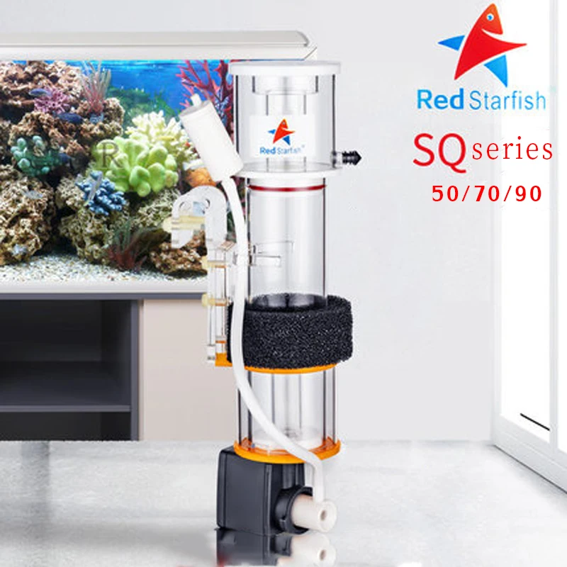 Red star Aquarium Protein Skimmer SQ50 SQ70/sq90 Saltwater Seawater Marine Coral Reef Tank Skimmer Filter Bubble Skimmer