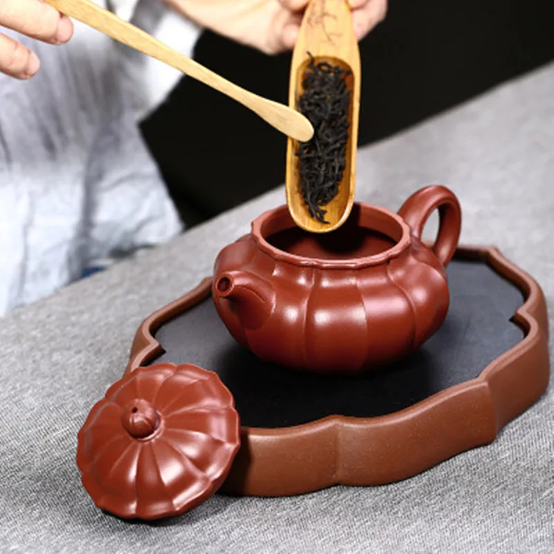 Yixing фиолетовый песок чайный горшок сырой руды Dahongpao античный с рисунком