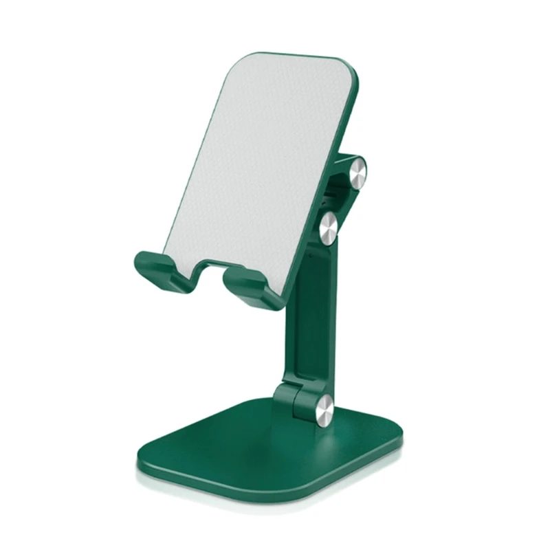 

Adjustable Cell Phone Stand for Desk Foldable Desktop Phone Holder Non Slip Cradle Dock for All Smartphones Tablets H9EB