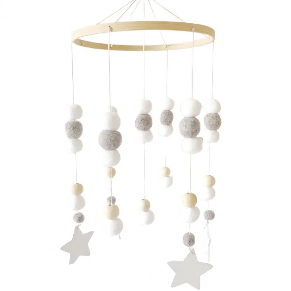 

Decorative Hanging Rattle Beads Strings Ornamental Exquisite Wear-resistant Workmanship Baby Crib Mobile Rattles for Home