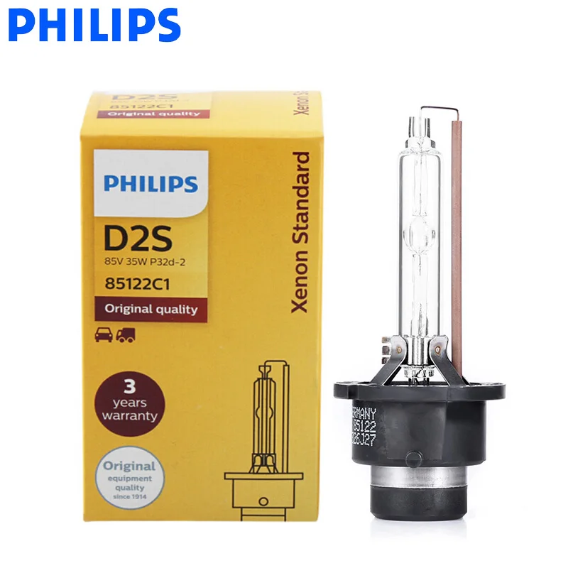 Ламсветильник Philips HID D1S/D2S/D2R/D3S/D4S/D5S 35 Вт 4200 к|Лампы для автомобильных фар