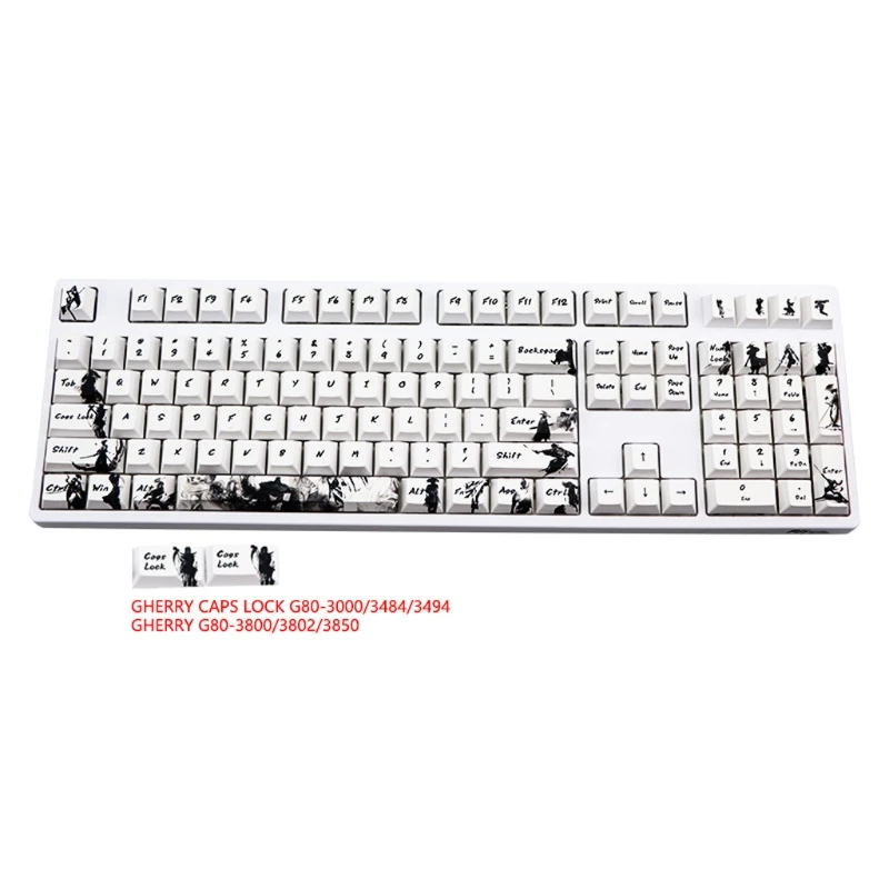 

Knight errant Keycap Ink Keycaps 5-Surfaces Dye Sub Mechanical Keyboard Keycap 203B