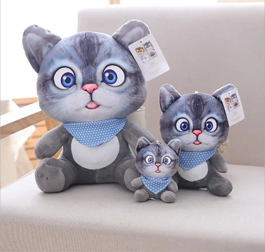 

1 шт., мягкая плюшевая игрушка в виде кошки, 20 см