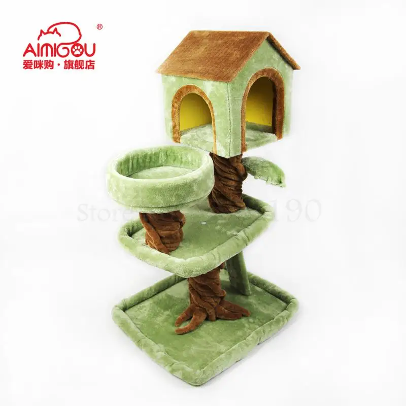 Большая рамка для скалолазания на дереве колонна прыжков кошачьих гнездах