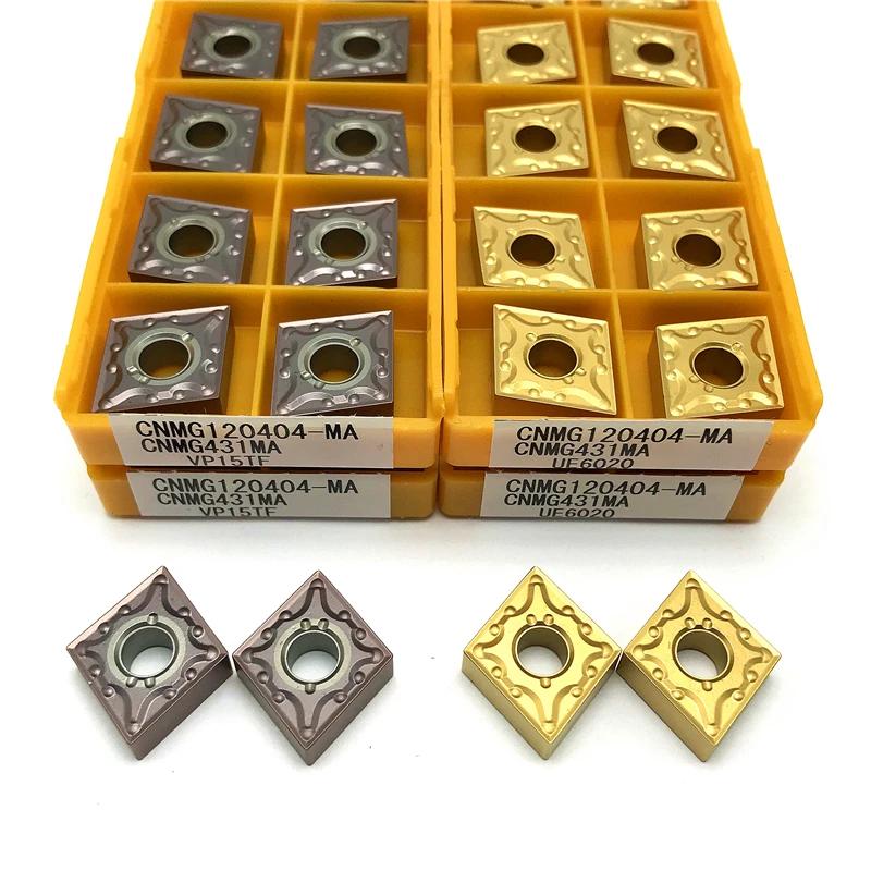 

Твердосплавная пластина CNMG120408 VP15TF/UE6020, внешний токарный инструмент, токарный инструмент с ЧПУ, Высококачественная токарная пластина, обработка стали
