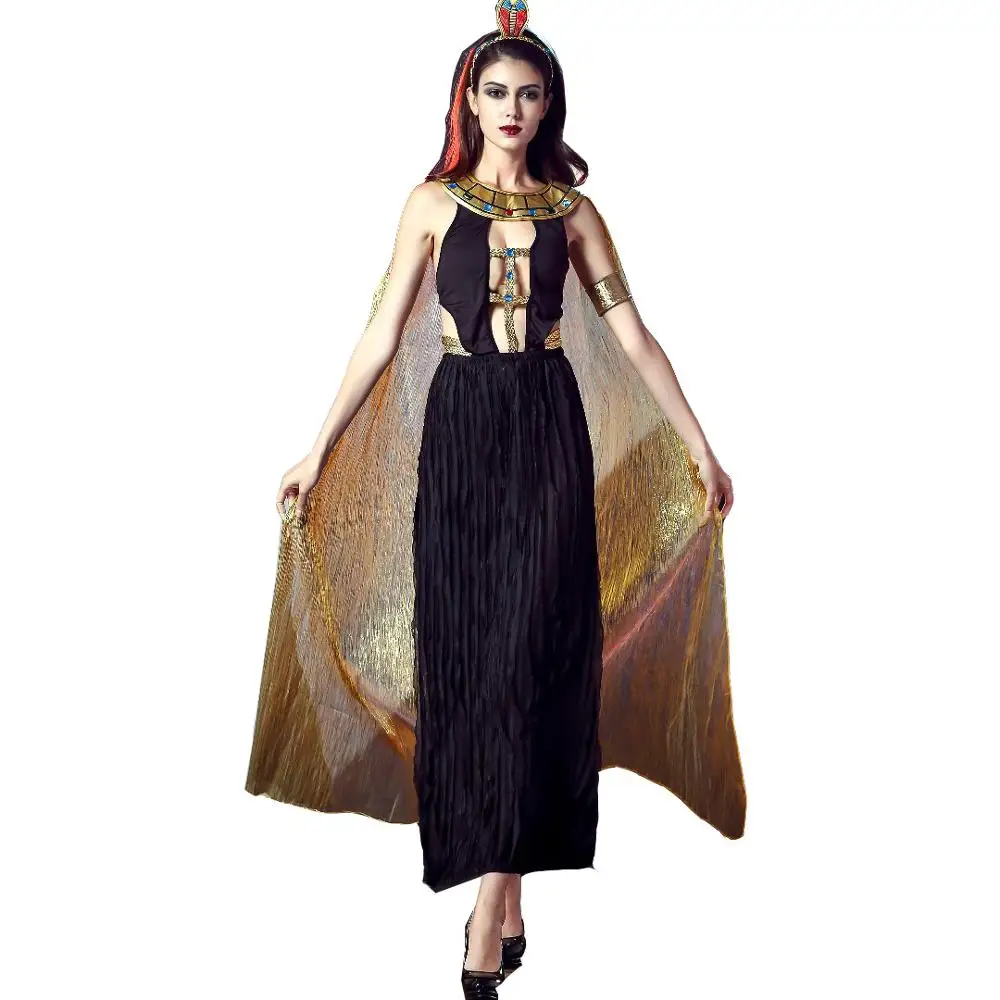 Египетский Костюм Королевы на Хэллоуин маскарадный костюм карнавальный для