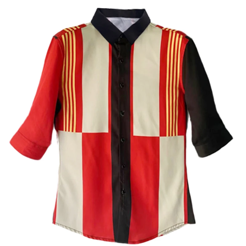 

Loldeal Men British Style Shirt Camisa Social Masculina Ropa Hombre Casual Plaid Print