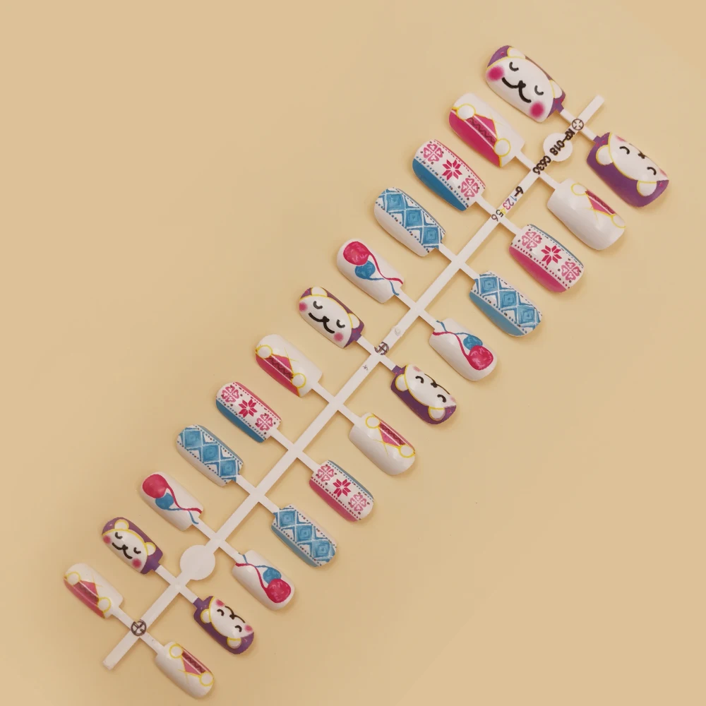 24 шт./компл. полное покрытие Искусственный Дизайн ногтей Сексуальная Милая Мода