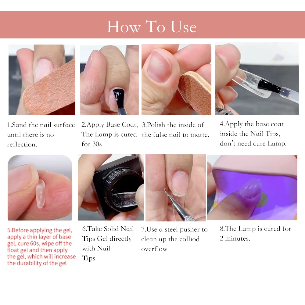 Гель-лак для быстрого наращивания ногтей 5 мл | Красота и здоровье