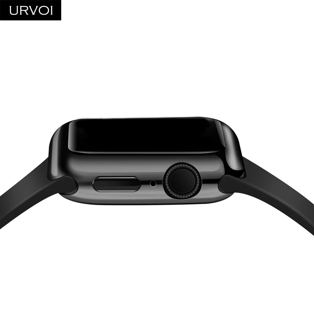 URVOI чехол из ТПУ для apple watch 4 чехол бампер для iwatch 40 мм 44 мм Гальваническая рама протектор экрана