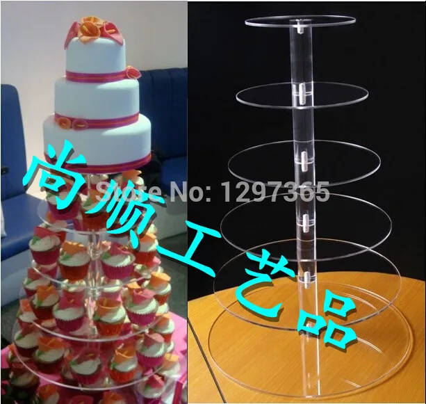 

Новая акриловая подставка для кексов, подставка для кексов, подача кексов на день рождения, 84 чашки, 6 ярусов Вечерние Бесплатная доставка, украшение