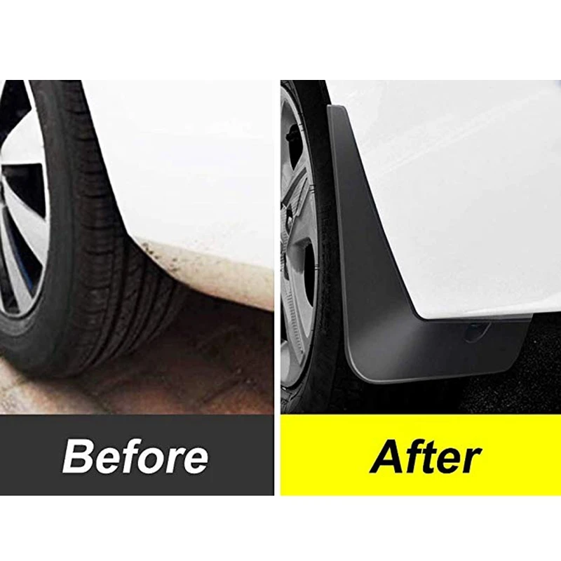 Mutips 4 шт Черный Брызговики для автомобиля Fender Toyota Highlander Kluger 2008 2009 2010 аксессуары