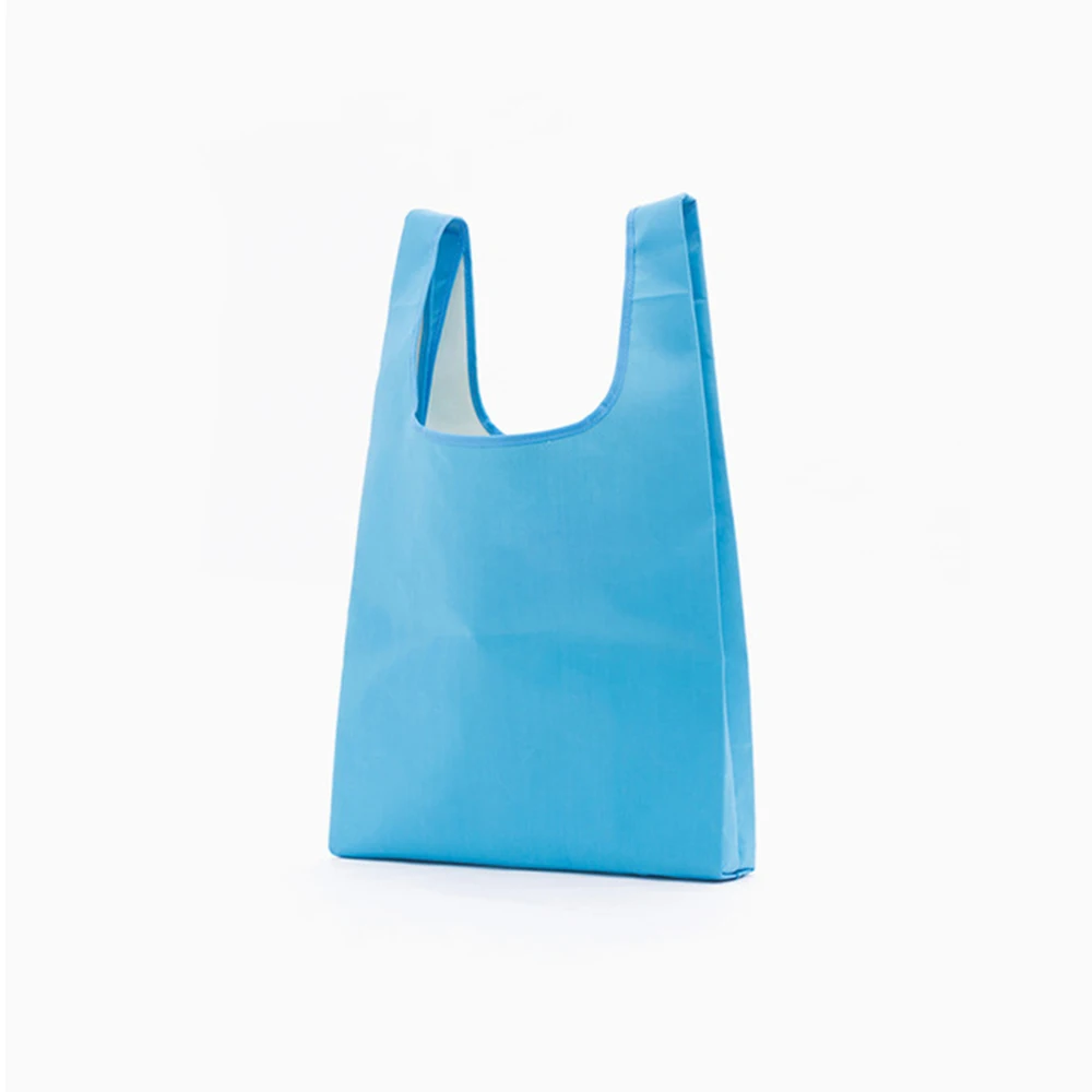 Карманная квадратная сумка для покупок экологически чистая Складная