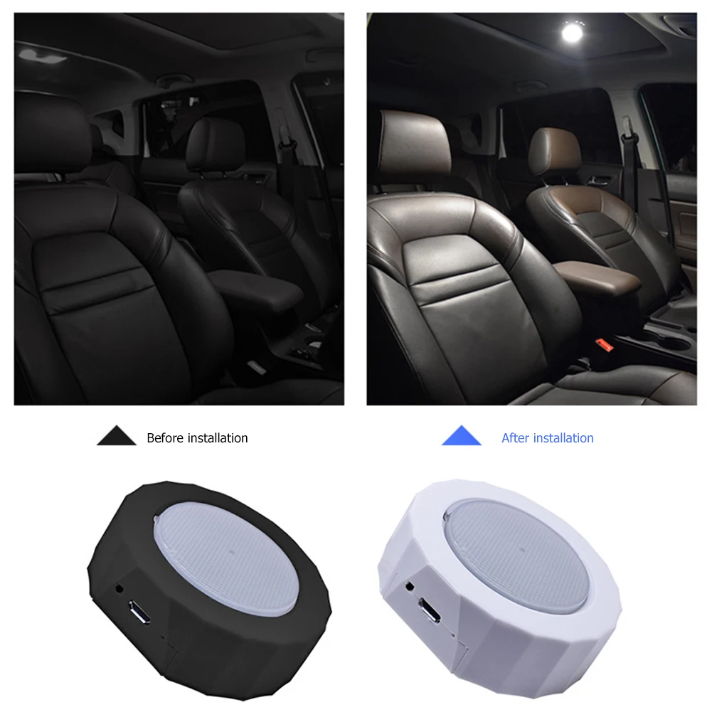 

LED Car Wireless Trunk Emergency Light USB Cabinet Magnet Adsorption Touch Lamp Home Bedroom Corridor Wall Lantern