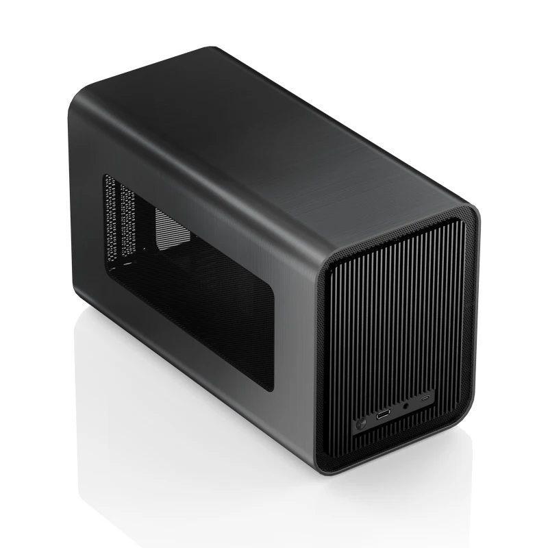 PC Case JONSBO V11 Aluminum Mini For Vertical Horizontal Support SFX Small Power Supply ITX Motherboard Long Graphics Card | Компьютеры и