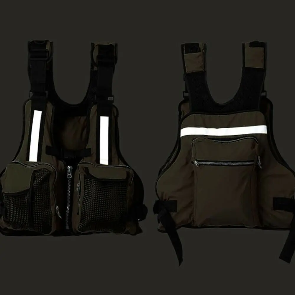 Спасательный жилет для взрослых спасательный со множеством карманов безопасный