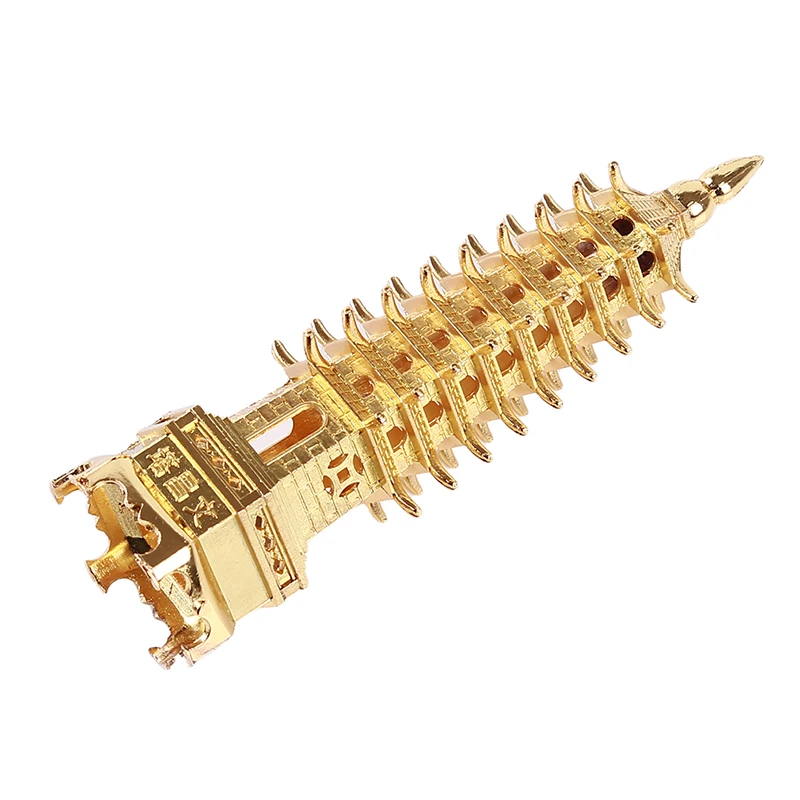 Feng Shui цинковый сплав 3D модель китайский Wenchang башня пагода ремесла статуя сувенир