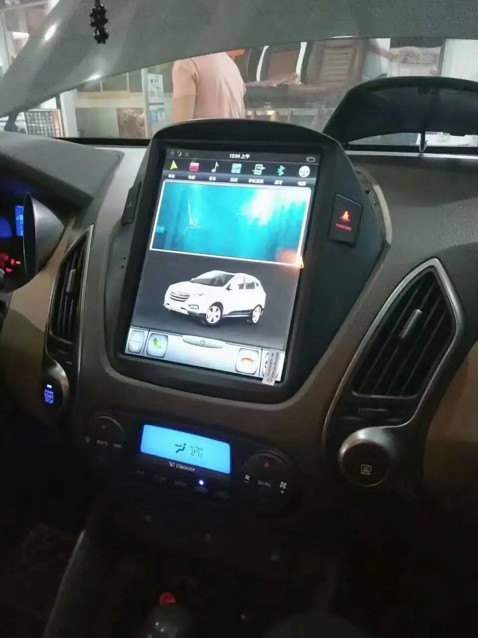 Автомобильный DVD плеер Tesla 10 4 дюйма Android 9 0 GPS для hyundai tucson ix35 2009 2010 2011 2012 2013 2014 2015 PX6