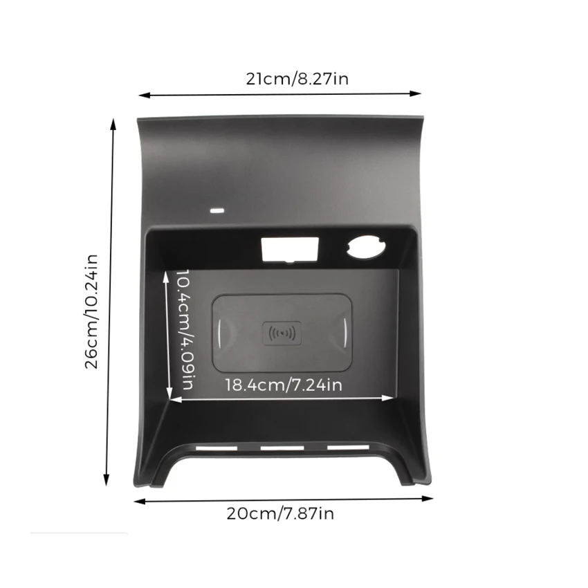

Car Wireless Charger for Ford Mondeo 2015 2019 car QI wireless charger fast charging module cup holder panel accessories