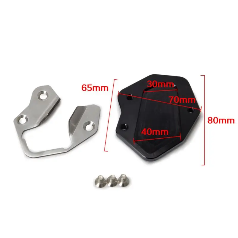 

Motorcycle Kickstand Side Stand Enlarger Extension Pate Pad For Triumph- Tiger 800XR 17-18 Motorcycle accessories