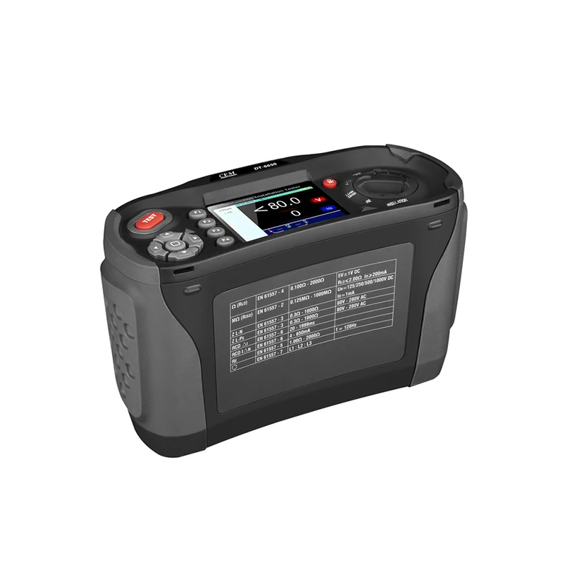 DT-6650 Fast high current loop test Multifunction Insulation Resistance Tester with 3.5inch TFT color LCD display | Инструменты