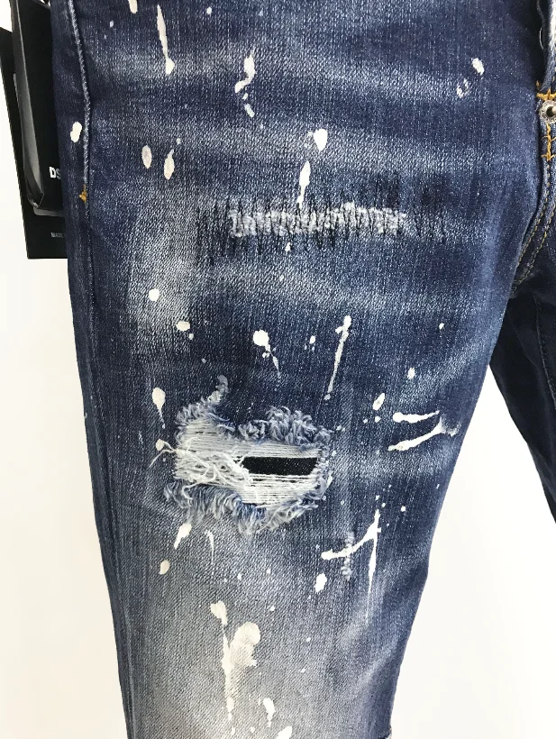 Authentic Dsquared2-Classic painting process, designer men's and women's clothing, slim fit 9816