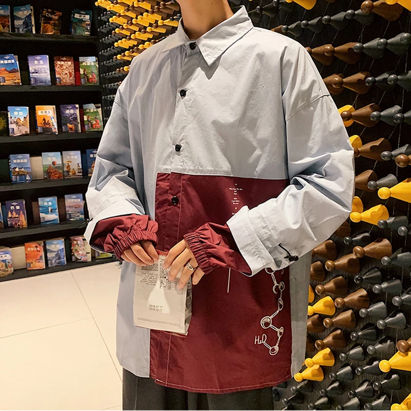 Мужская Повседневная Рубашка-Платье с длинным рукавом модель CS62 |