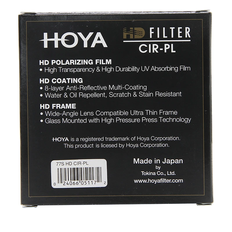 Hoya HD CPL фильтр 58 мм 67 мм 72 мм 77 мм 82 мм круговой поляризационный HD CIR-PL тонкий поляризатор для объектива камеры Сделано в Японии