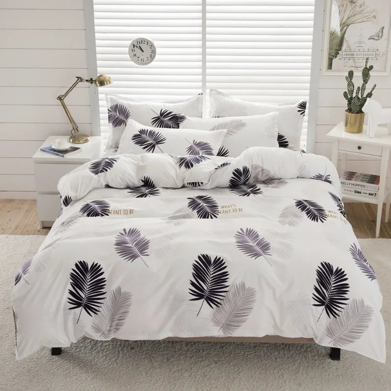 Denisroom постельные принадлежности набор белый завод пододеяльник простой