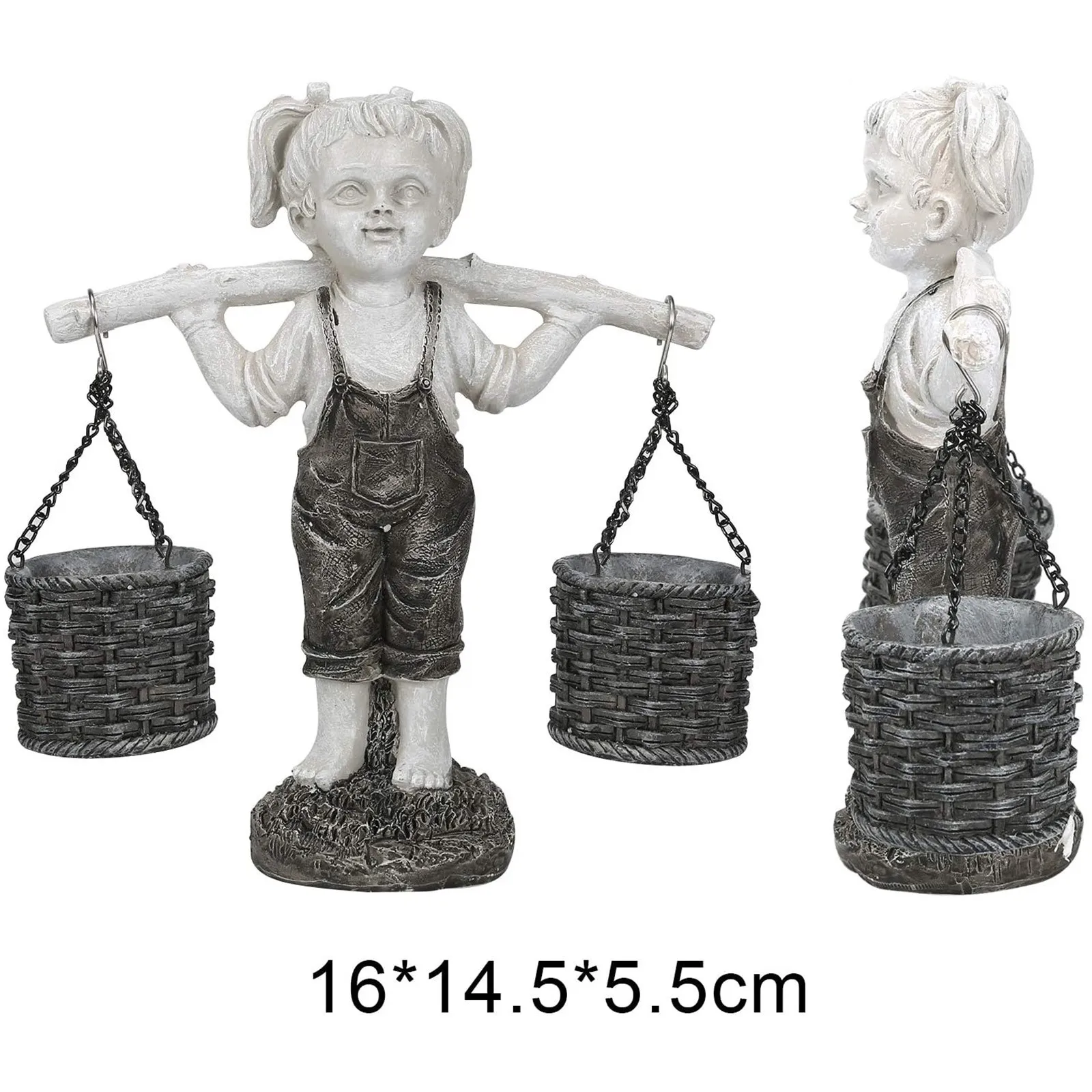 

Little Girl Giving Flowers Garden Statue Garden And Statue Courtyard Art Home Decor Decoration Statue Decoracion Salon Casa