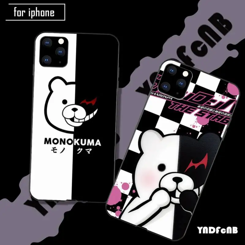 Силиконовый чехол для телефона Kumamon Danganronpa Monokuma iphone se 2020 6 6s 7 8 plus x xs max xr 11 12 pro